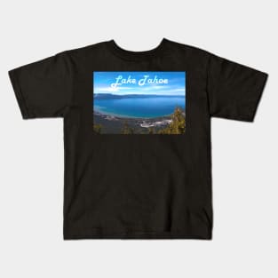 Lake Tahoe Panorama Kids T-Shirt